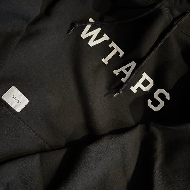 더블탭스 25시즌 후드티 블랙 