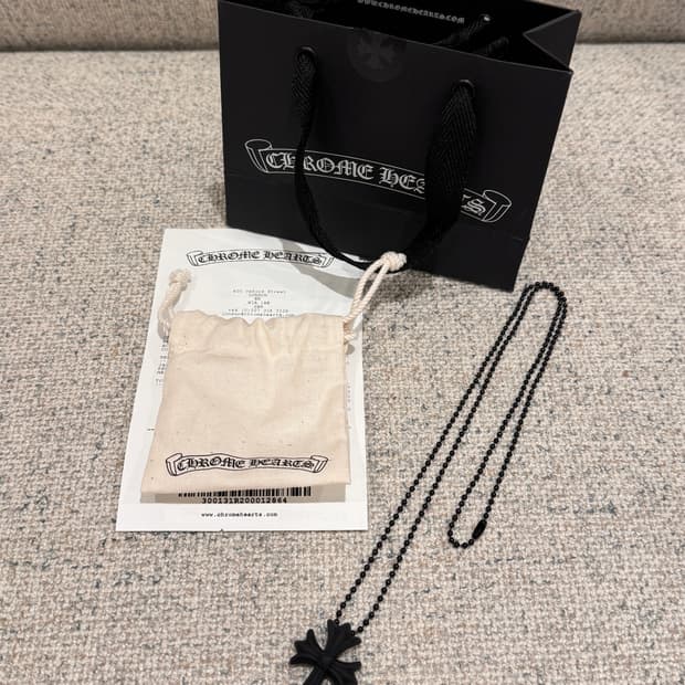 크롬하츠 실리크롬 실리콘 목걸이