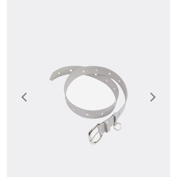 세릭 아일렛 링 벨트 라이트 그레이 새상품