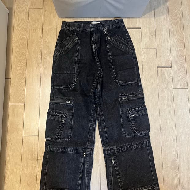 빅유니온 깡 콜라보 데님카고팬츠