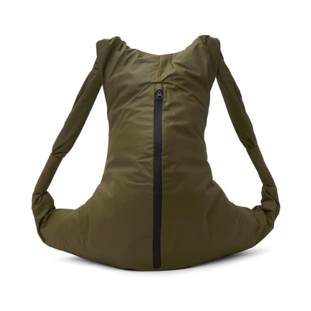 혜인서 포플린 백팩 카키 hyeinseo