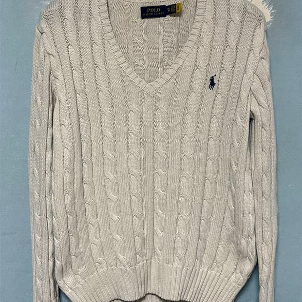 POLO 폴로 여자 꽈배기니트 기본 XS 44 85