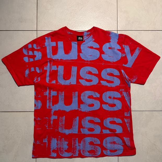 Stussy Stamp T-Shirt Red