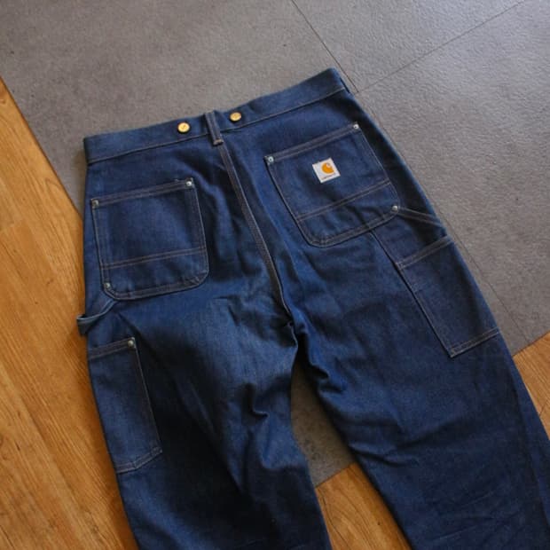 칼하트 더블니 데님 팬츠