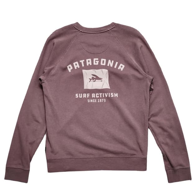 PATAGONIA 플라이터 플래그 오가닉 맨투맨 S