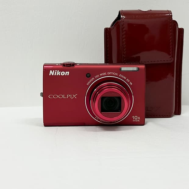 니콘 빈티지 디카 쿨픽스 S6200 레드