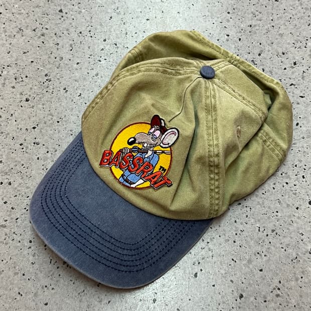빈티지 90s BASSRAT 캡