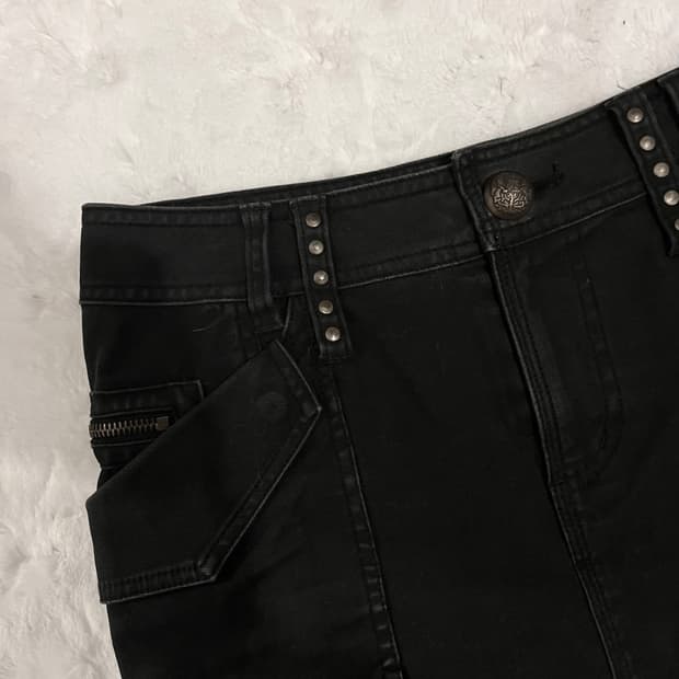 빈티지 스커트 청치마 락시크 y2k Luiez 긱시크 핀터깔 시즈니룩