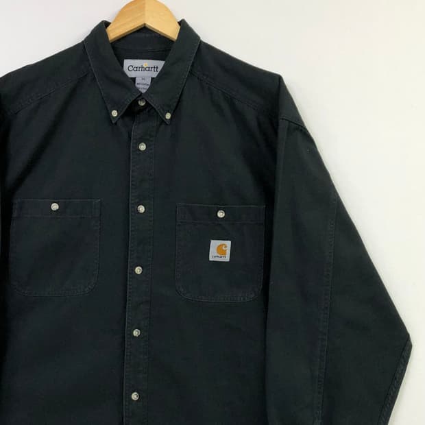 Xxl 칼하트 블랙 헤비워크 셔츠