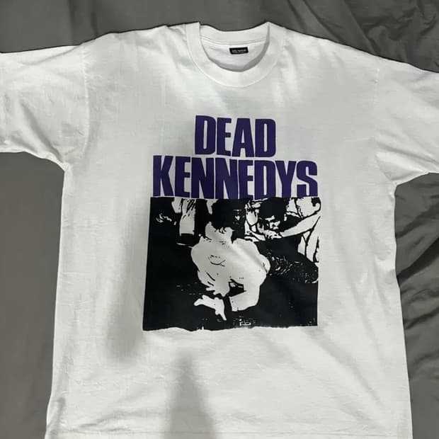 90s 빈티지 데드케네디 밴드티 XL사이즈