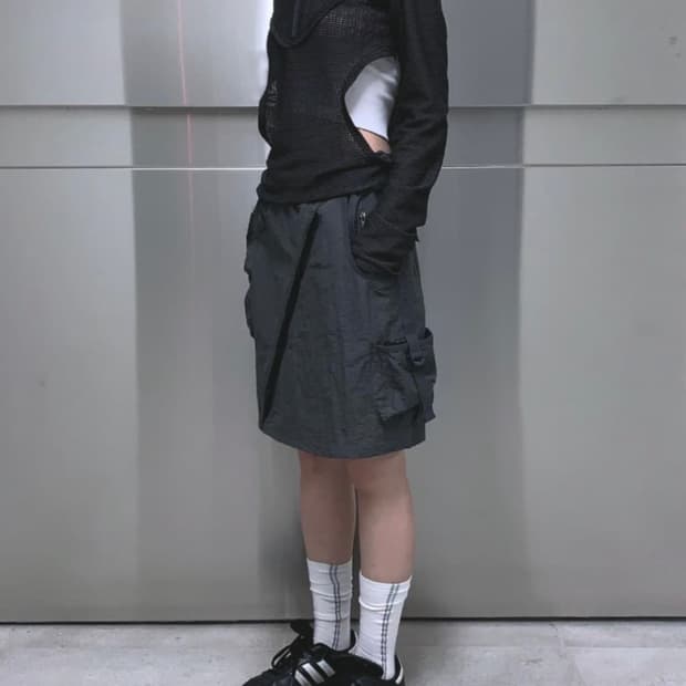 0104 dimness hoodie gray