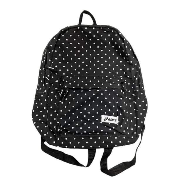 일본 빈티지 모리걸 아식스 도트 블랙 백팩 모리 가방