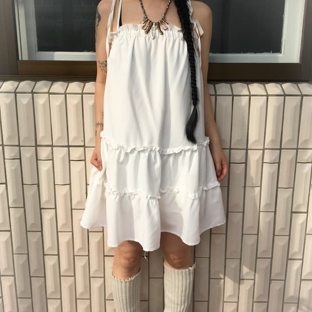 Layer sleeveless onepiece