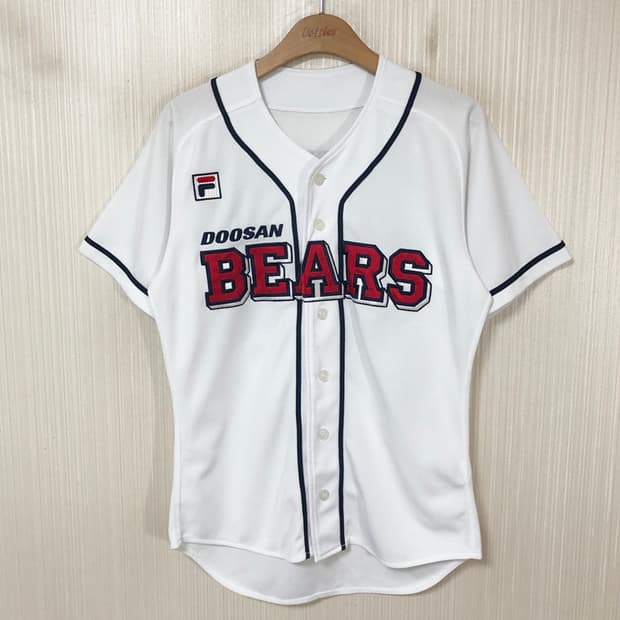 KBO 필라 두산베어스 어센틱 홈유니폼/져지 90 #24 오재원(싸인)