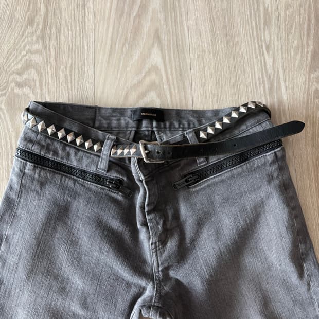 언더커버 다이아몬드 스터드벨트 