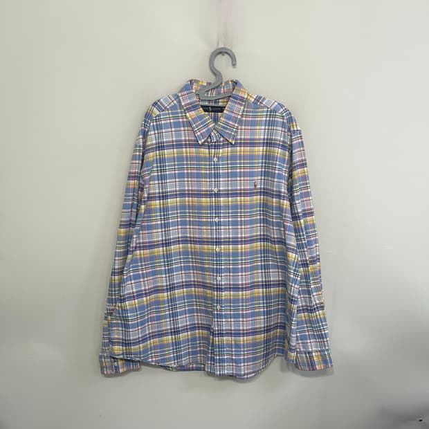 폴로 랄프로렌 체크 셔츠 XXL