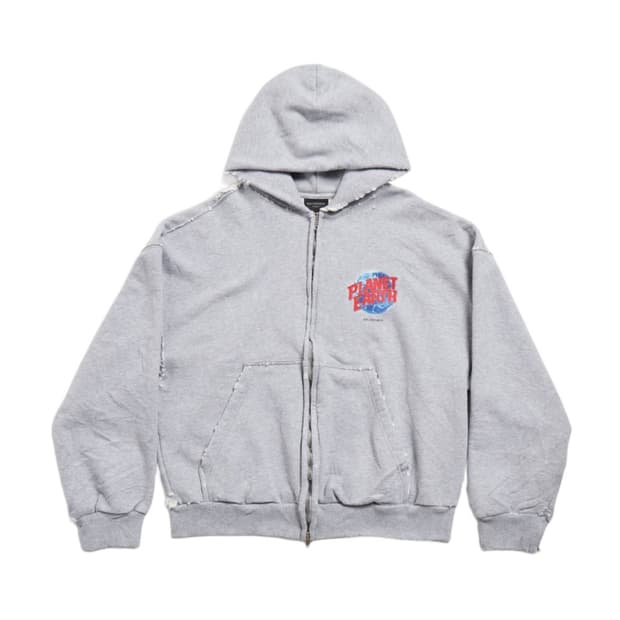 발렌시아가 planet earth 후드집업