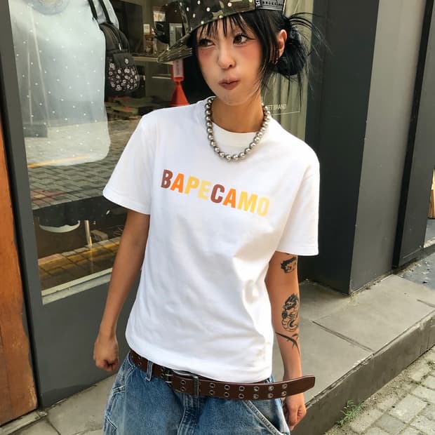 ⭐️ 베이프 카모패턴 프린팅 반팔 티셔츠 ⭐️