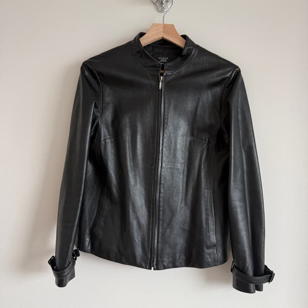 Pre owned 램스킨 레더 자켓