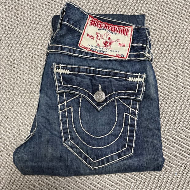 트루릴리전 데님팬츠