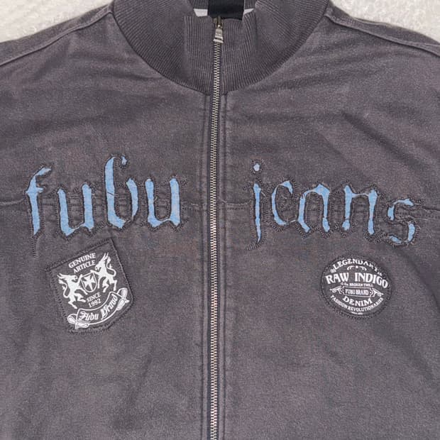 후부 빈티지 코튼 집업 자켓 