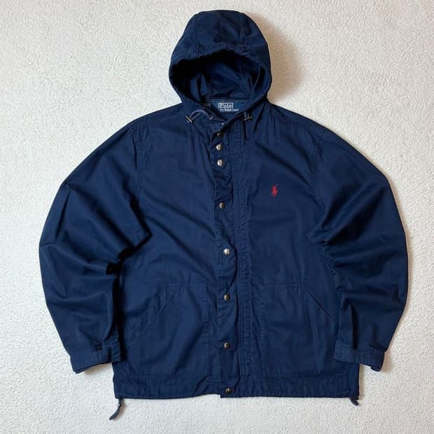 폴로 랄프로렌 00's 가먼트 다잉 후디 자켓 PN6906
