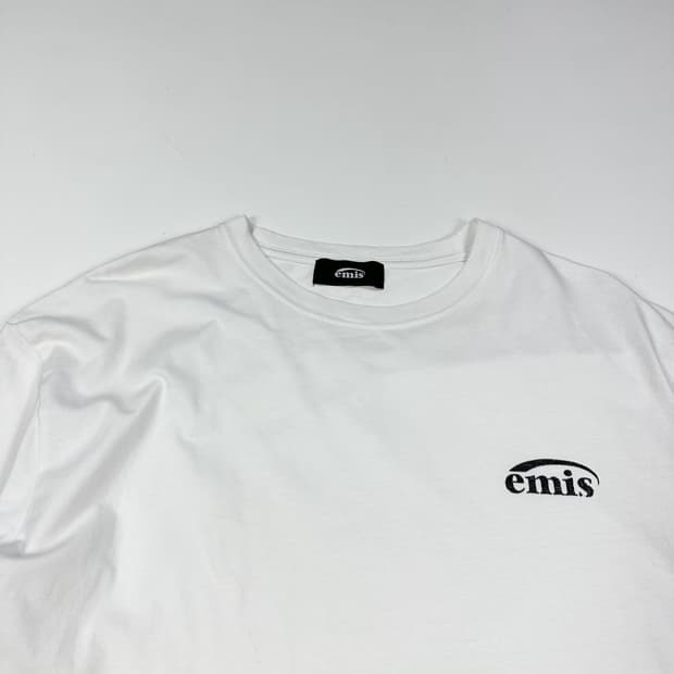 이미스 emis 화이트 반팔티 (L)