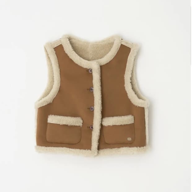 호와스 리버시블 베스트 (카멜)