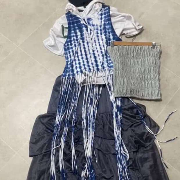 실물 레전드 빈티지 코디셋세트 미라이클립 카모메산장