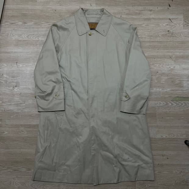 버버리 안감내피 싱글 트렌치 롱 맥코트 [베이지] L/100