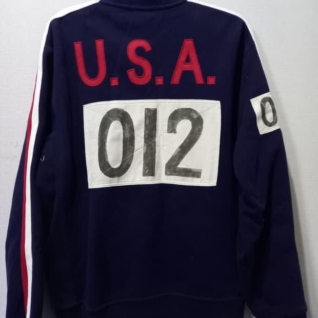 폴로 POLO 빅포니 USA 성조기 국기 집업 90/S