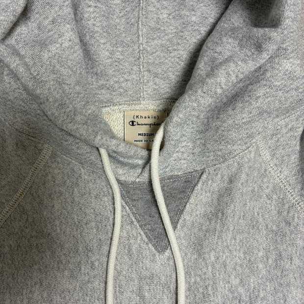 챔피온 X 카키스 클럽 후디 OXFORD GREY M