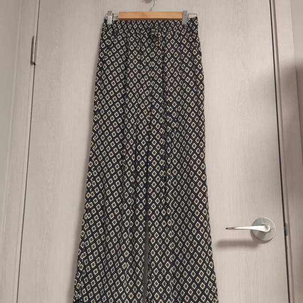 빈티지패턴 팬츠