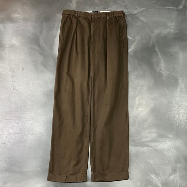  폴로랄프로렌 브라운 투턱 치노팬츠 y15526