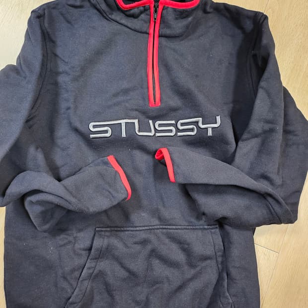 Stussy 스투시 레드파이핑 집업 M
