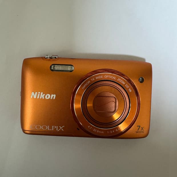 🍊 니콘 COOLPIX S3500-오렌지