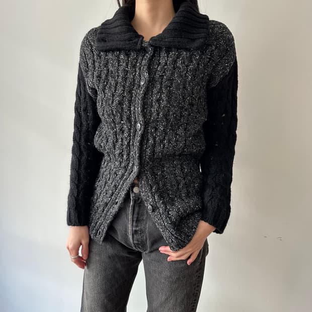 디젤 diesel 니트 가디건 자켓