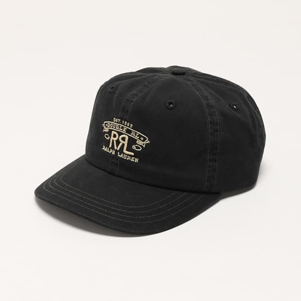 RRL 랜치 로고 트윌 볼캡