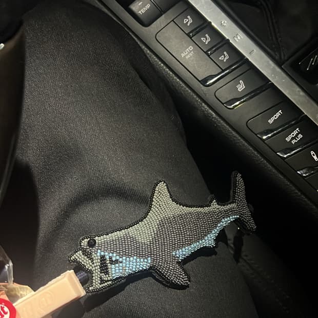 여자 꼬이는 루이비통 샤크 비즈 후드티