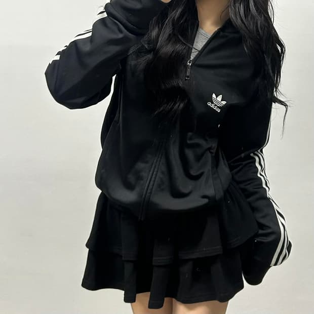 아디다스 00s 파이어버드 블랙 SST 트랙탑 희귀져지(105)