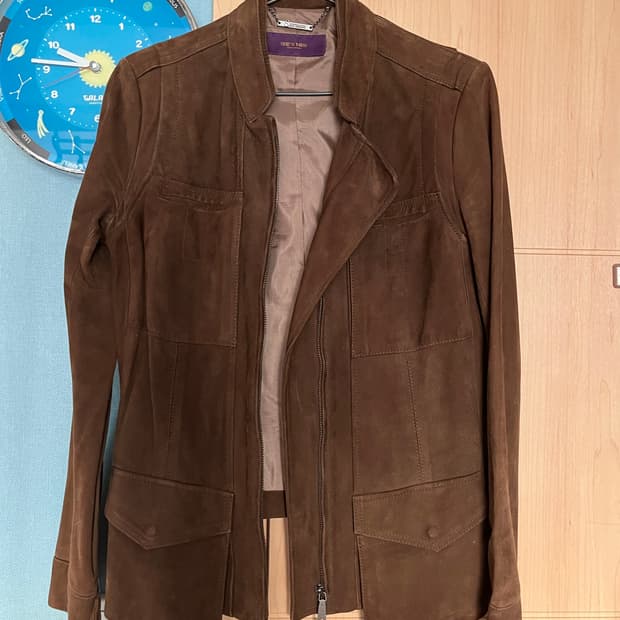 쉬즈미스 브라운 스웨이드 자켓 팝니다