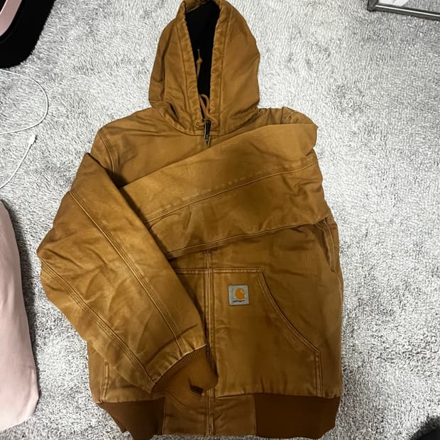 [ Carhartt 액티브 자켓 / 브라운 / 기모 안감]