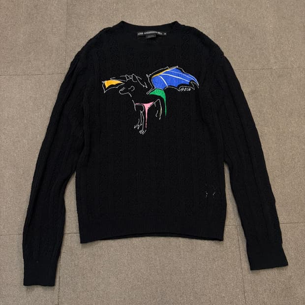 ADSB 앤더슨벨  드래곤 포인텔 썸머 니트 공용 