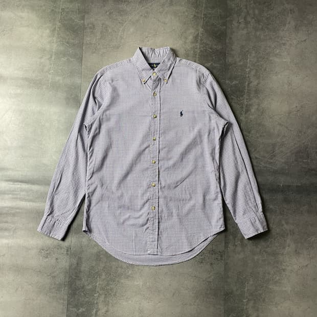 RALPH LAUREN 랄프로렌 빈티지 체크 코튼셔츠 A00307