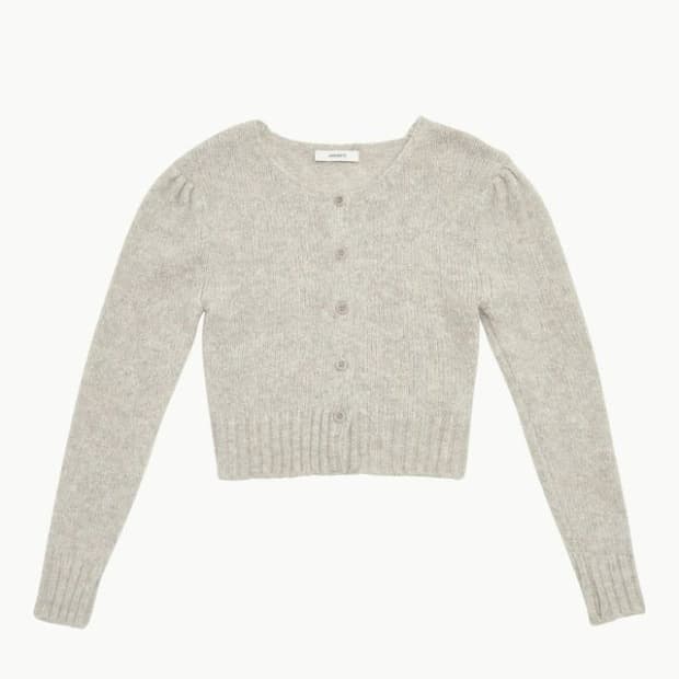 아모멘토 셔링크롭가디건