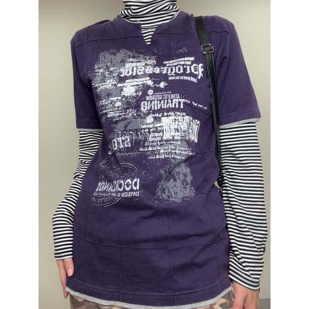 빈티지 펑크룩 락시크 레이어드 세트