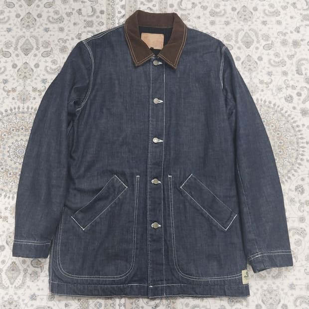 subciety 일본 데님 코듀로이 카라 초어 자켓 (105)