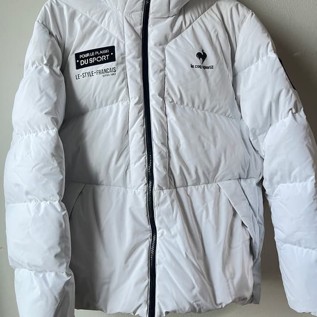 르꼬끄 스포르티브 화이트 패딩