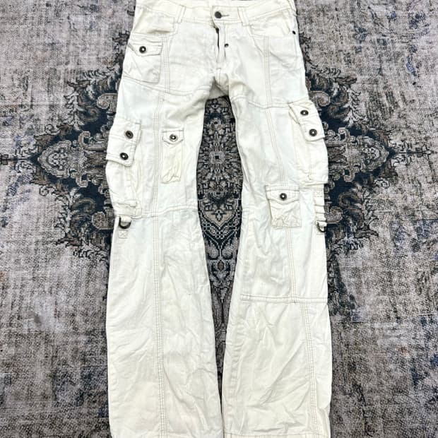 Tornado mart white cargo pants