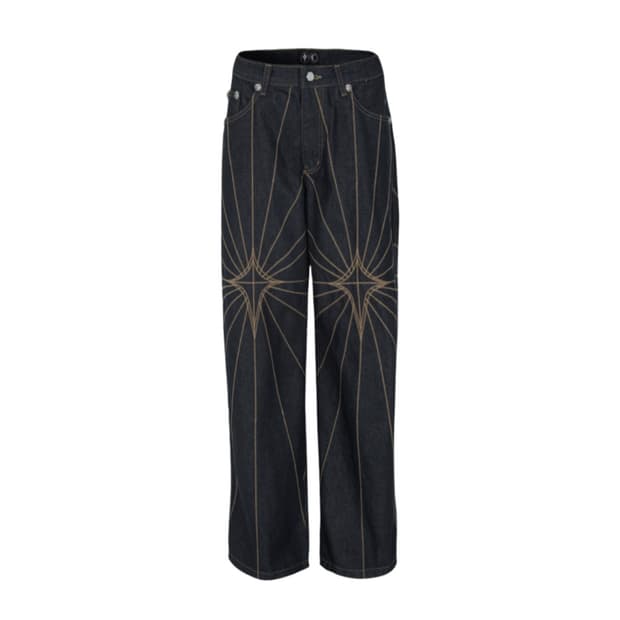 [1] 떠그클럽 체인스티치 데님 팬츠 인디고